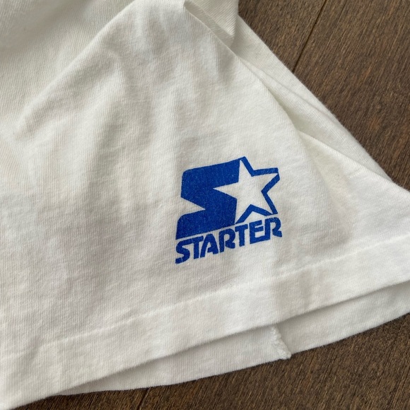 Vintage 1990 Edmonton oilers Stanley cup champs starter t shirt size XL‎ - Picture 4 of 4